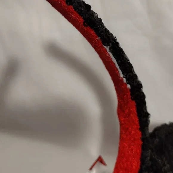 Minnie Mouse Sequin Ear Headband with Satin Polka Dot Bow for Adults - Picture 3 of 3